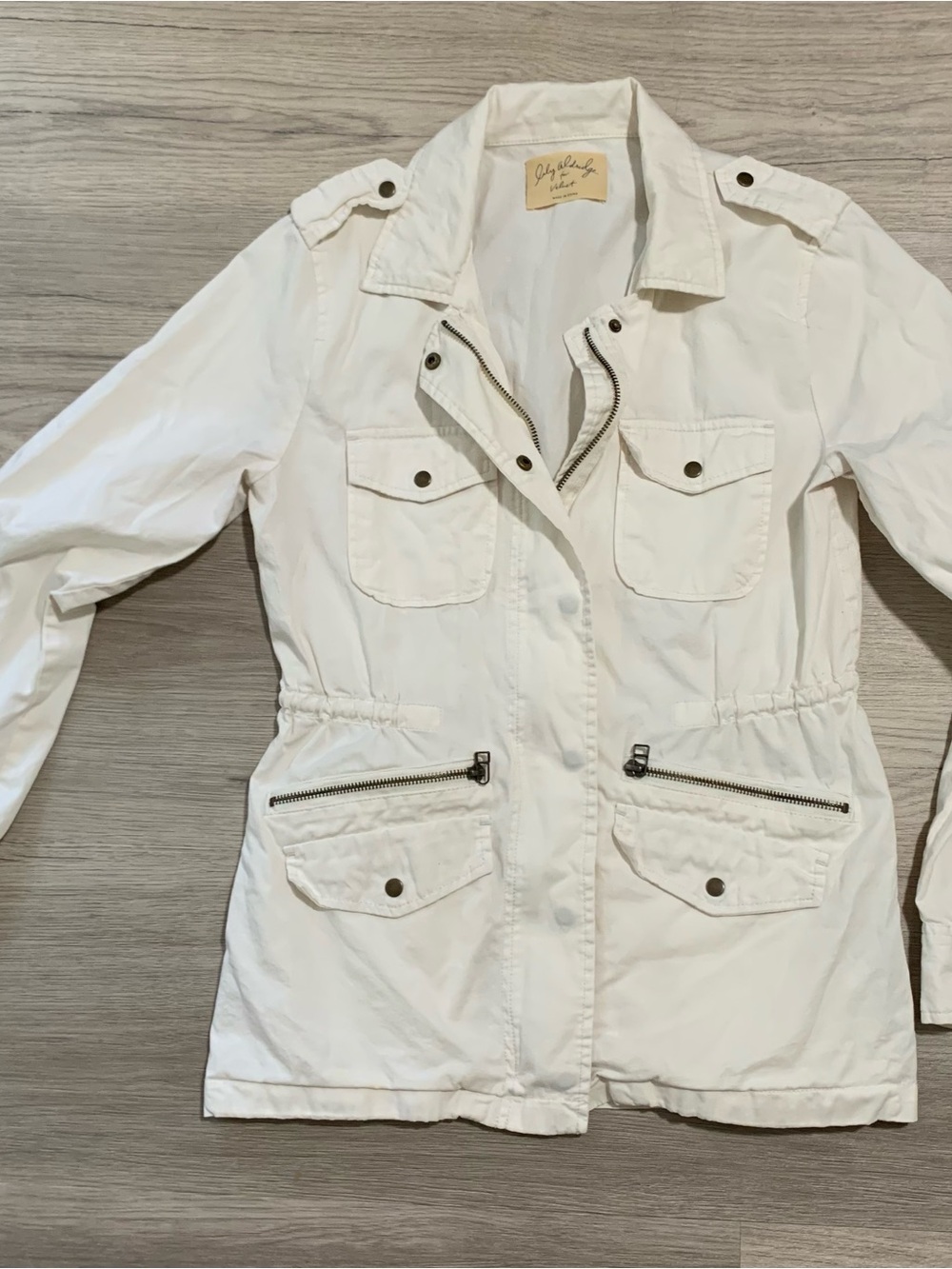 Lily Aldridge for Velvet by Graham & Spencer Utility Jacket side small